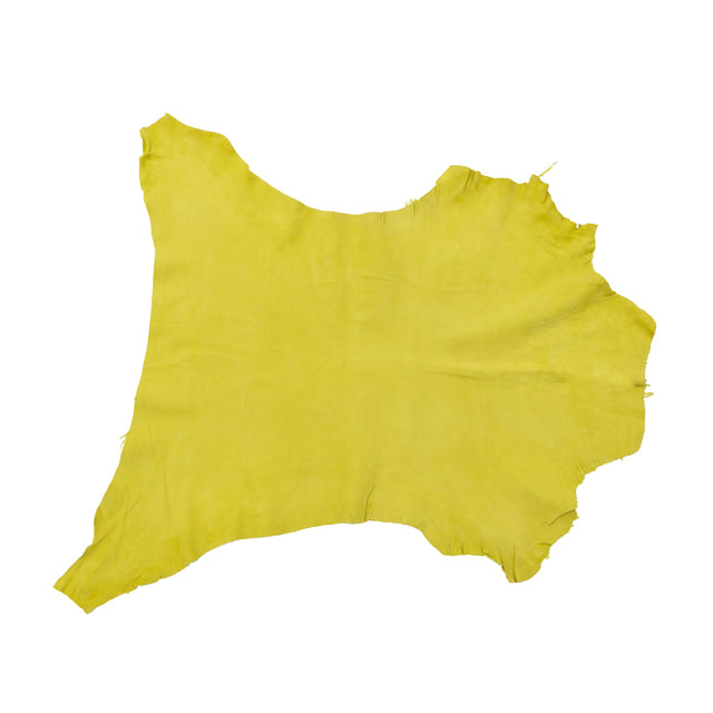 Small Lime Green Lamb Suede