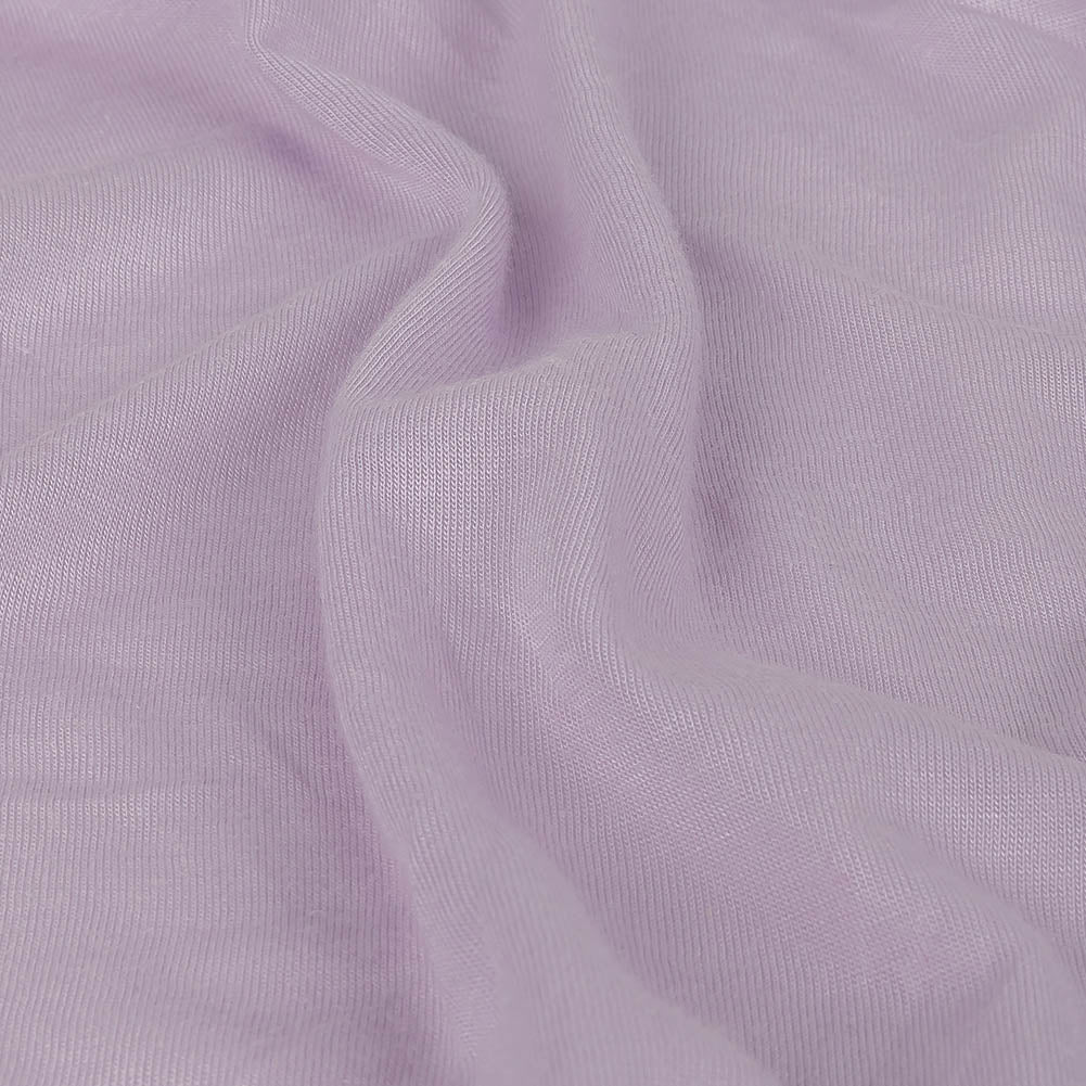 Lilac Sheer Rayon Stretch Jersey Detail