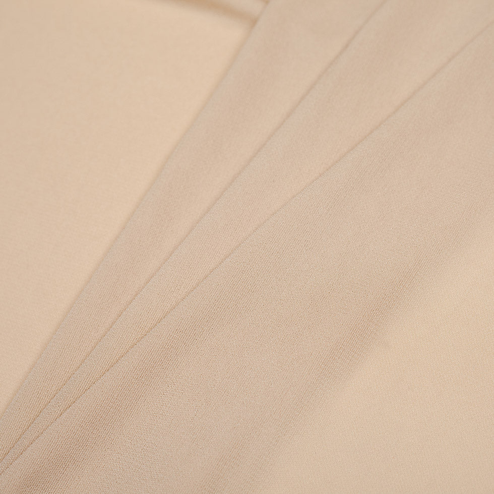 Gray Sand Matte Rayon Jersey - Folded