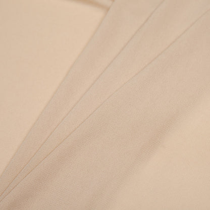 Gray Sand Matte Rayon Jersey - Folded