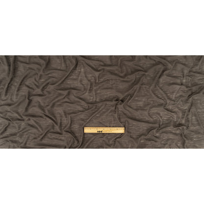 Heathered Dark Gray Sheer Rayon Jersey Full