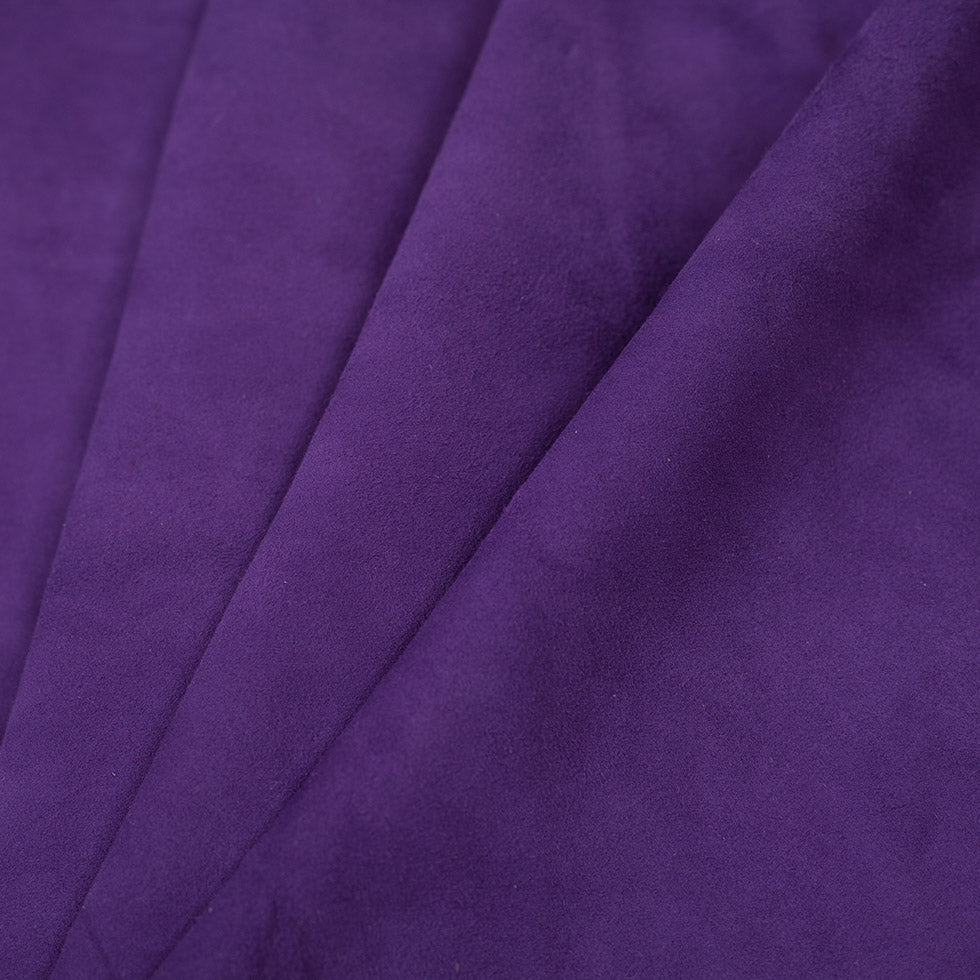 Small Imperial Palace Purple Goat Suede Folded