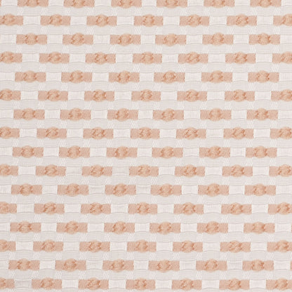 Beige on Ivory Polka Dotted Polyester Jacquard Detail