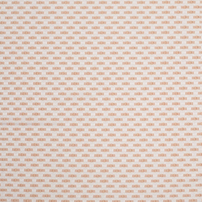 Beige on Ivory Polka Dotted Polyester Jacquard