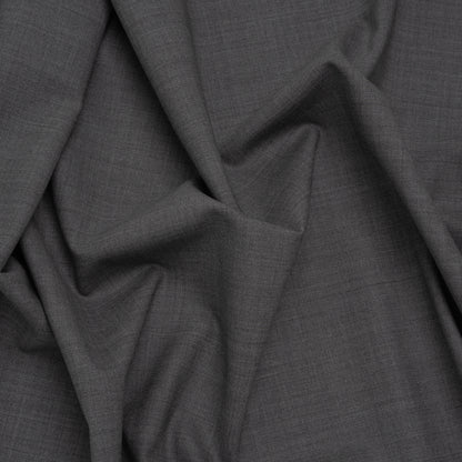 Italian Light Gray Wool-Spandex Suiting
