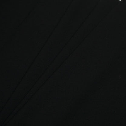 Italian Black Wool-Spandex Suiting - Detail