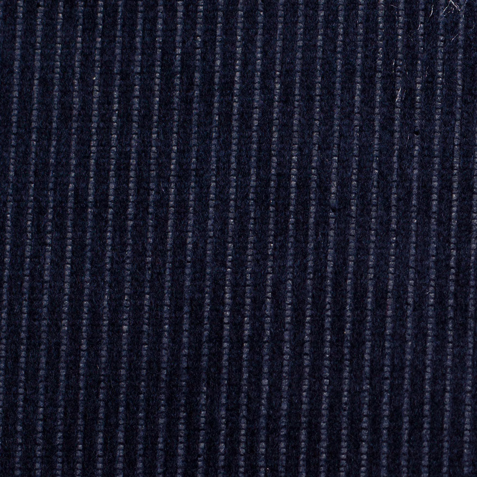 Navy Ribbed Velvet Detail
