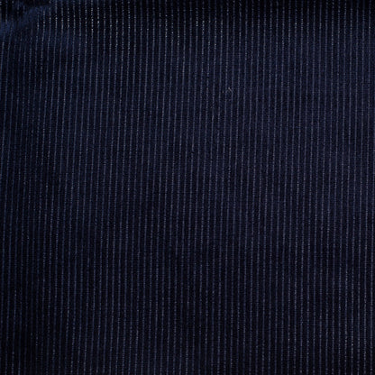 Navy Ribbed Velvet