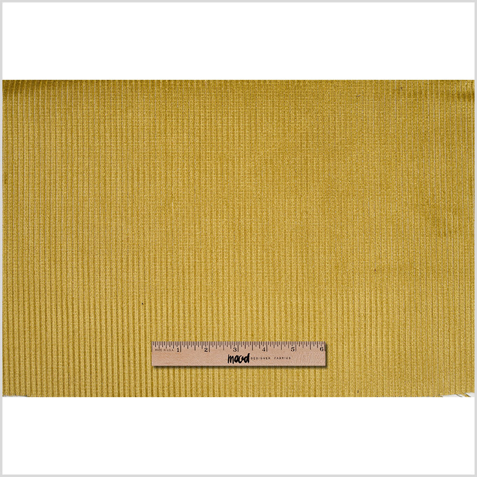 Chartreuse Ribbed Velvet Full
