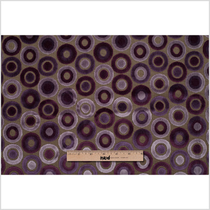 Turkish Purple Geometric Velvet - Full