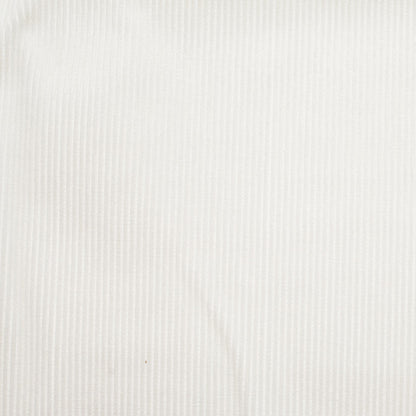 Ivory Ribbed Velvet