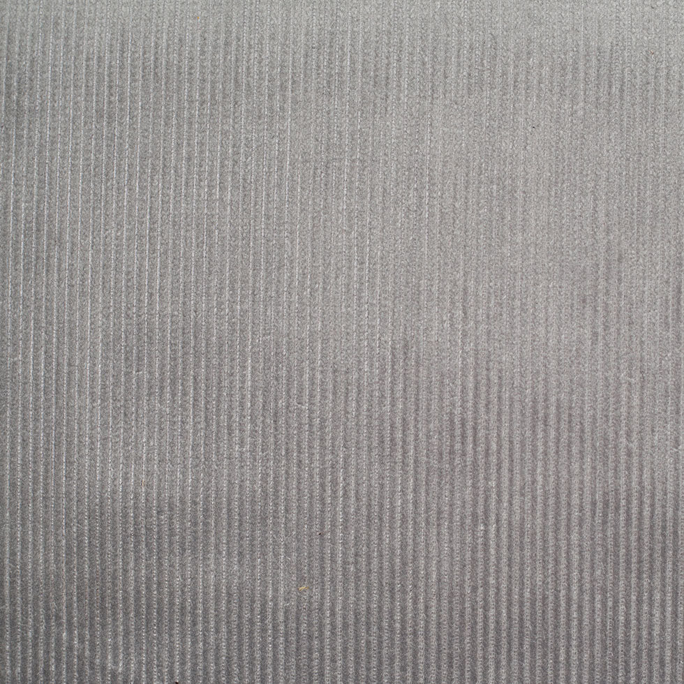 Turkish Gray Ribbed Velvet
