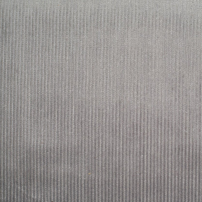 Turkish Gray Ribbed Velvet