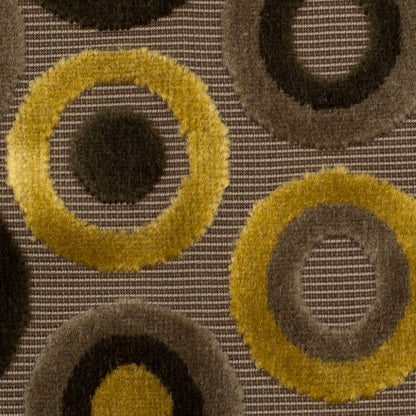 Green Geometric Velvet Detail