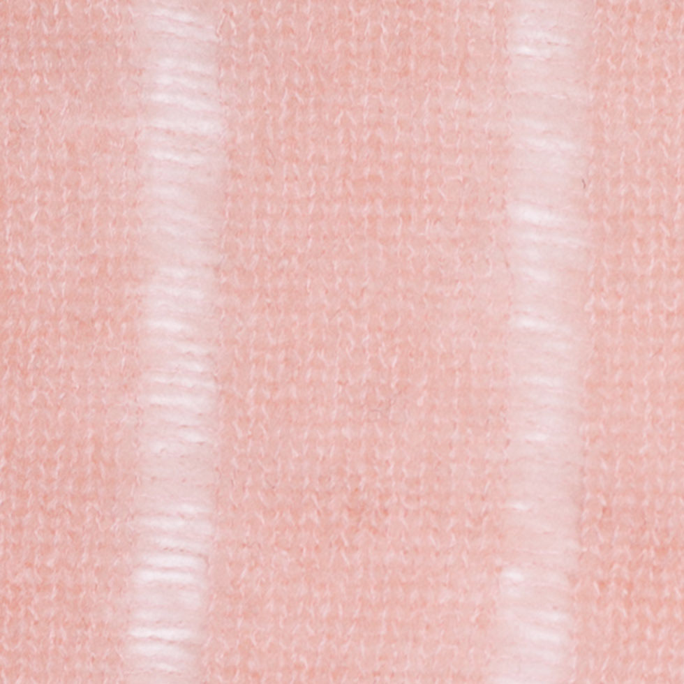 Seashell Pink Loosely Knit Wool-Mohair Detail