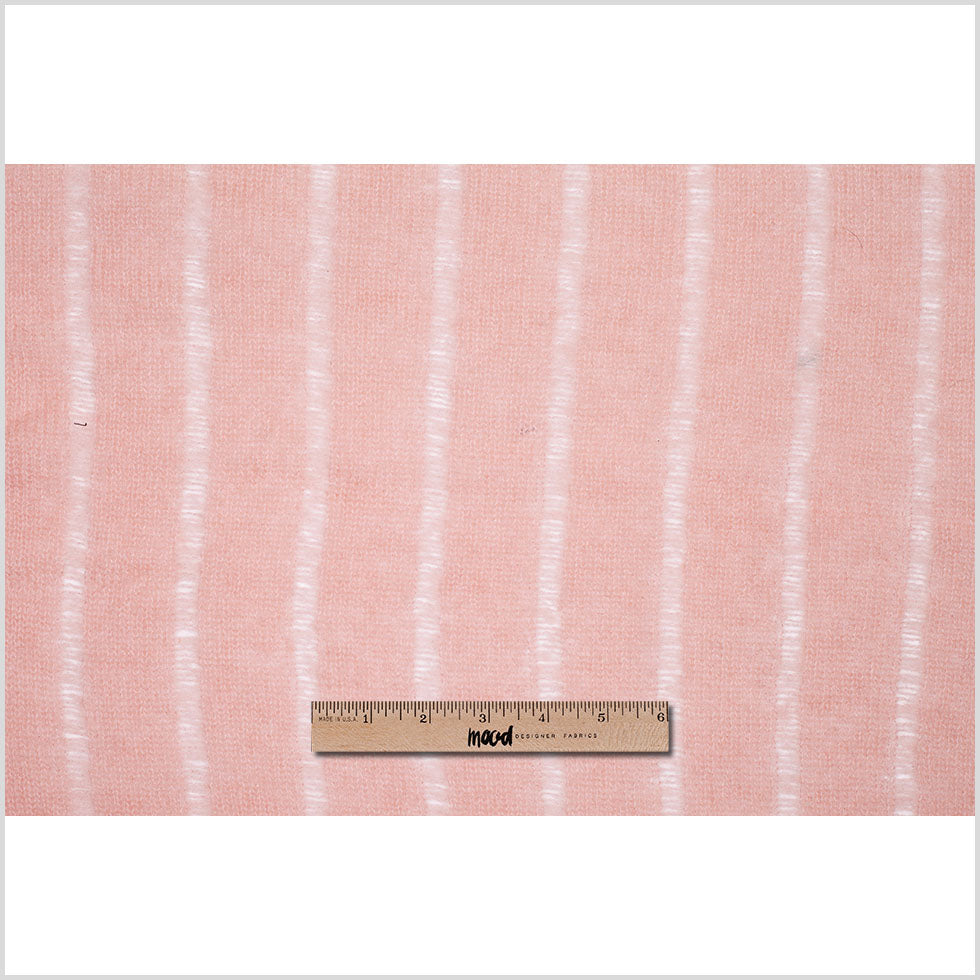 Seashell Pink Loosely Knit Wool-Mohair Full