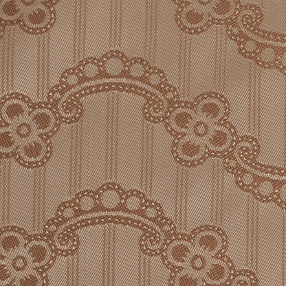 Nougat/Hazel Floral Striped Acetate Lining Detail