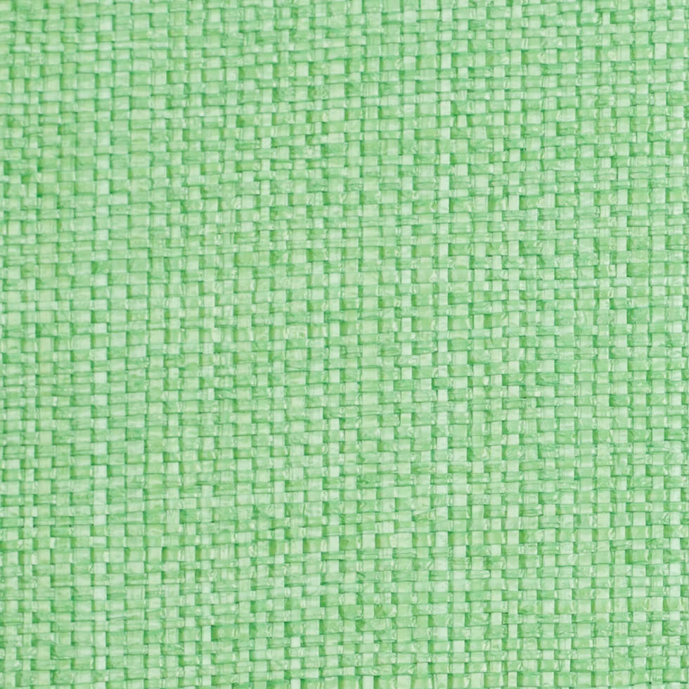 Italian Grass Green Raffia-Like Novelty Woven - Detail