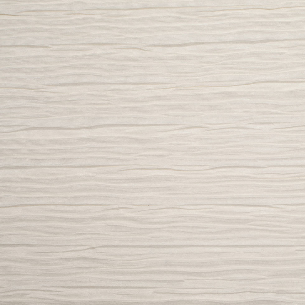 Off-White Crinkled Cotton-Polyester Jersey