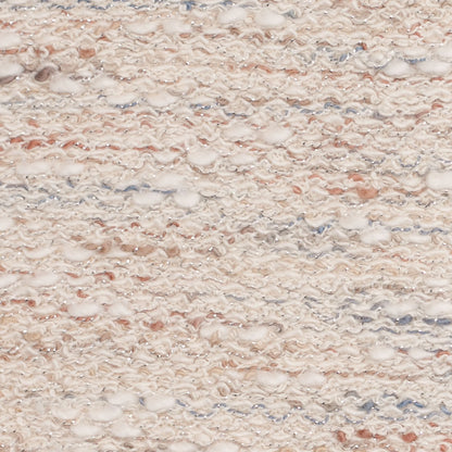 Metallic Silver/Off-White Acetate Novelty Knit - Detail