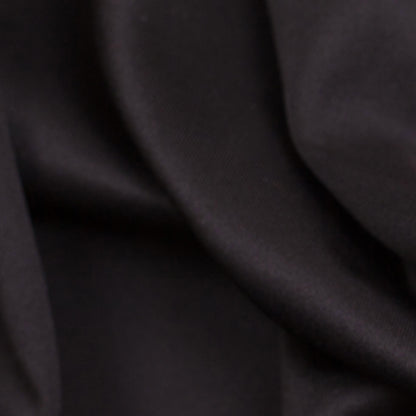 Sleek Black Polyester Ponte Knit - Detail