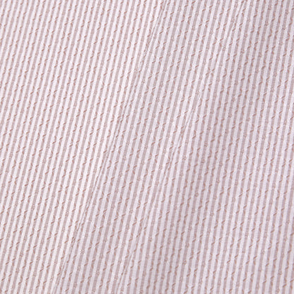Italian White/Beige Stretch Cotton Blended Brocade Folded