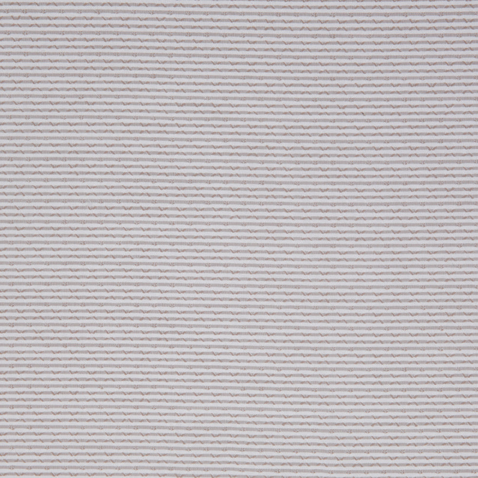 Italian White/Beige Stretch Cotton Blended Brocade Detail