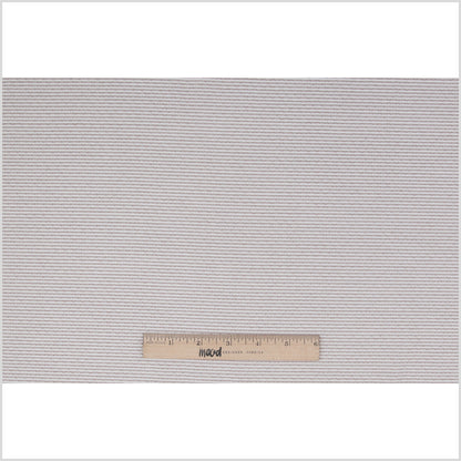 Italian White/Beige Stretch Cotton Blended Brocade Full