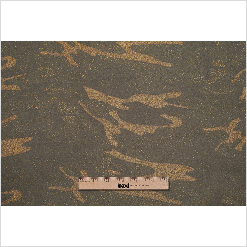 Duffel Bag Green Abstract Silk Georgette Folded