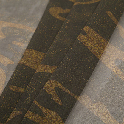 Duffel Bag Green Abstract Silk Chiffon - Detail