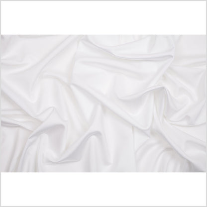 5.6oz Matte Tricot with High Compression - White - Jolie Collection Full