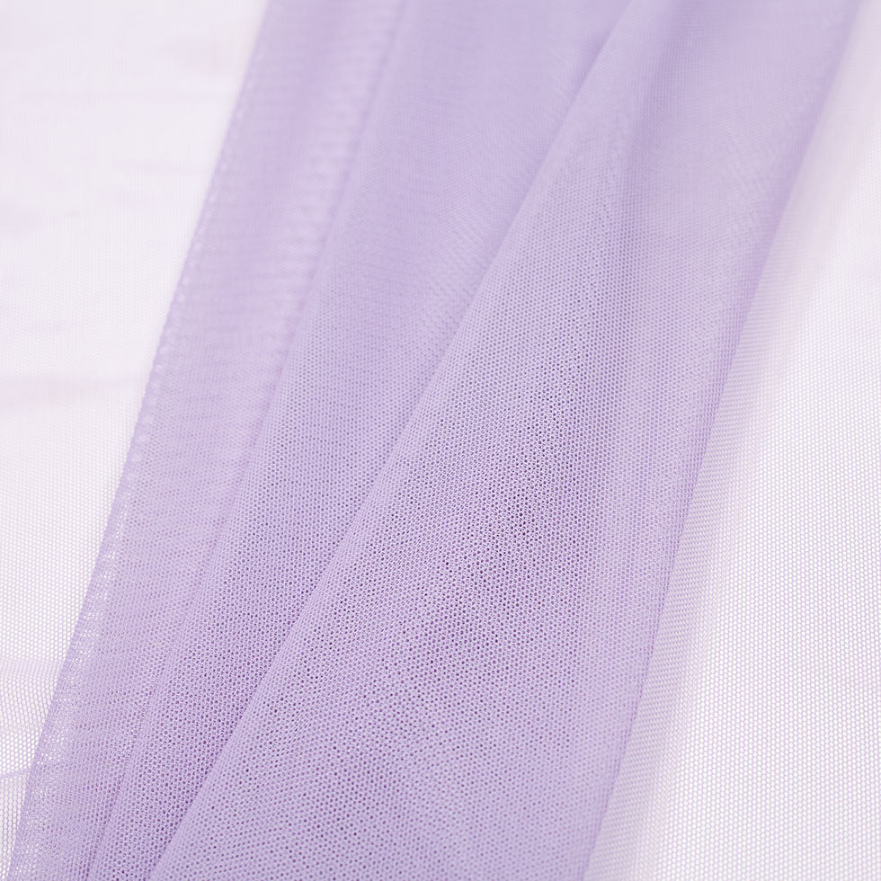 Lilac Stretch Polyester Power Mesh Detail