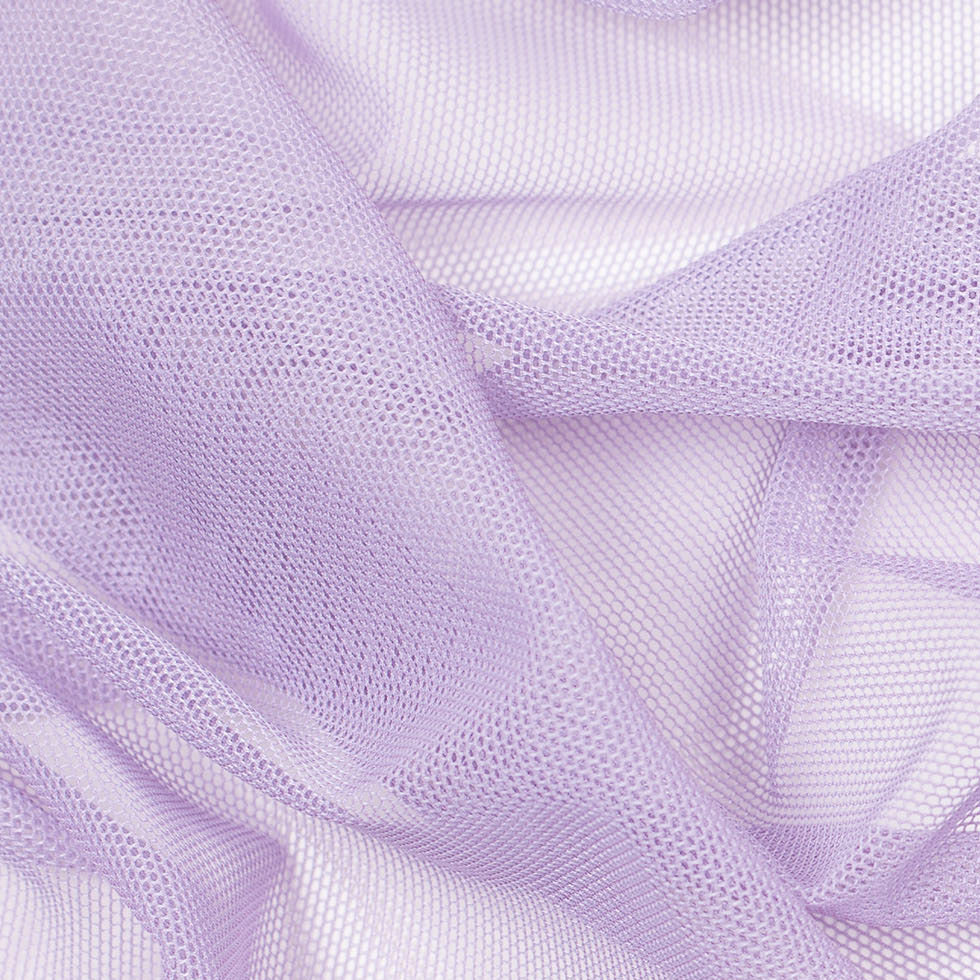Lilac Stretch Polyester Power Mesh Full