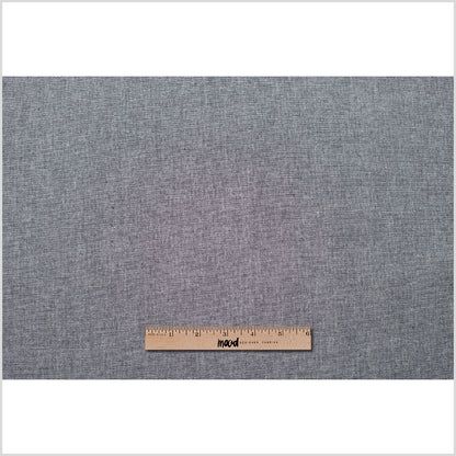 Black Cotton Chambray Folded