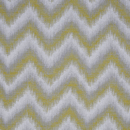 Lime Zig-Zag Geometric Polyester Woven