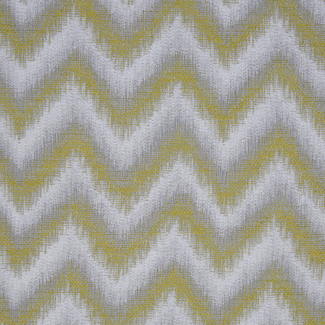 Lime Zig-Zag Geometric Polyester Woven