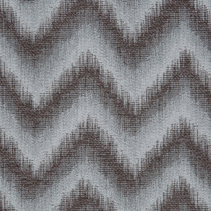 Blue Zig-Zag Geometric Polyester Woven Detail