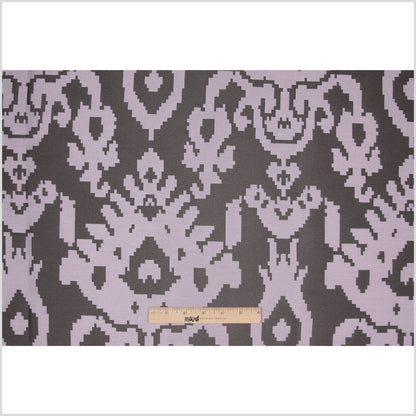 Lilac Geometric Polyester Brocade Full