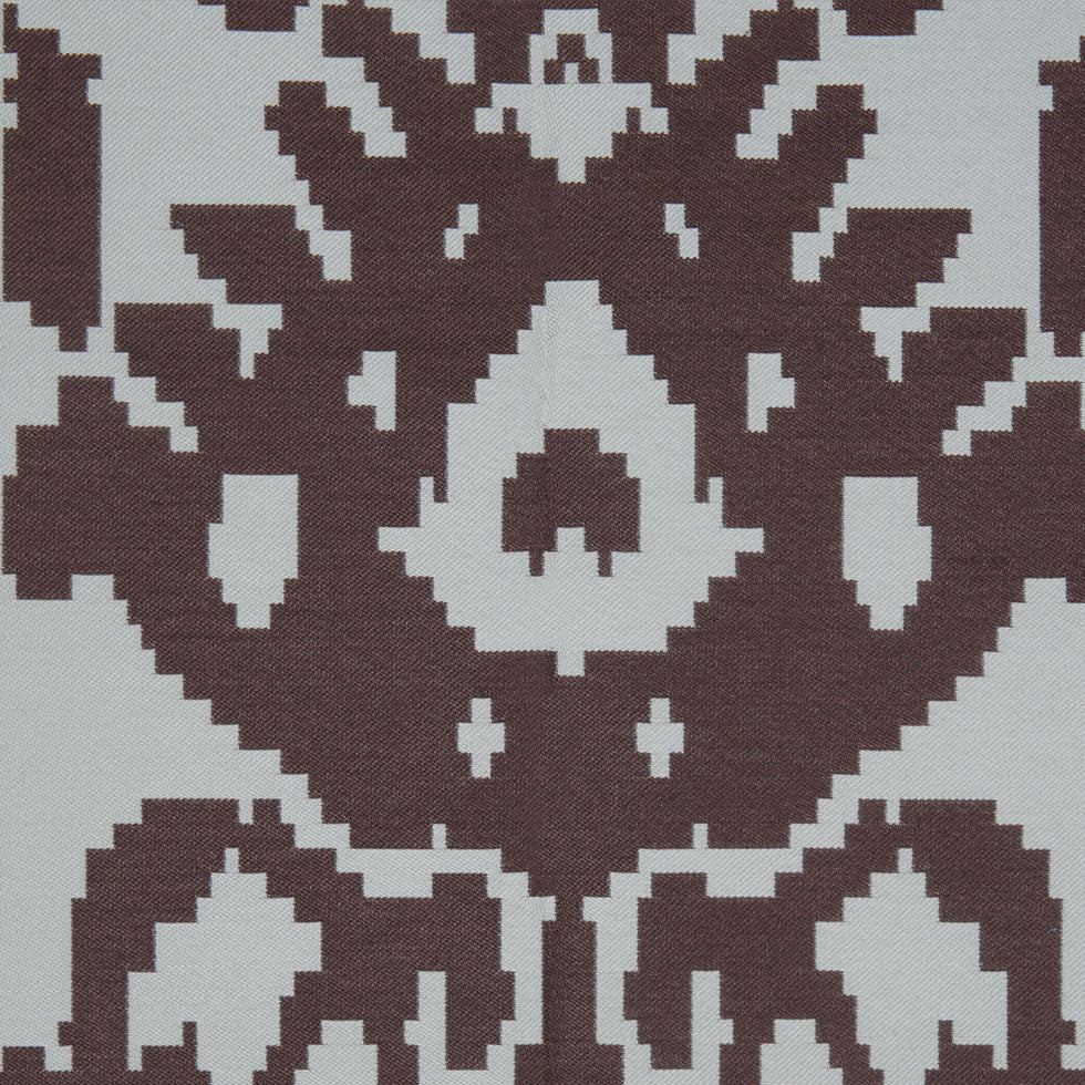 Mint Geometric Polyester Brocade