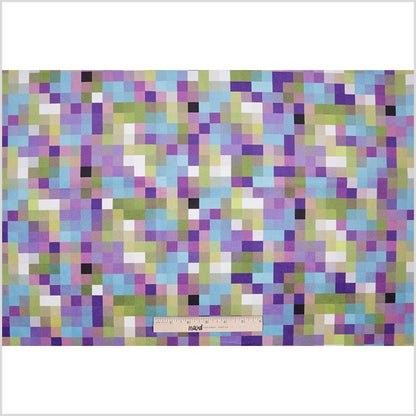 Turkish Lilac Geometric Upholstery Velvet - Full