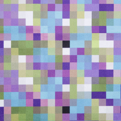 Turkish Lilac Geometric Upholstery Velvet