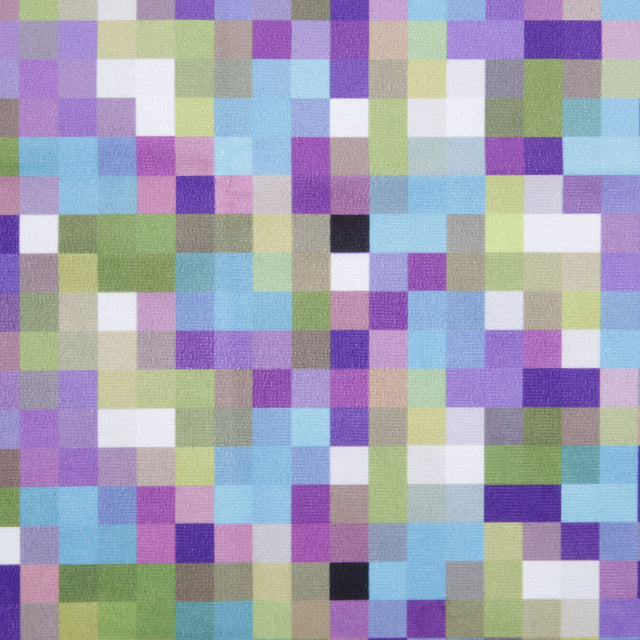 Turkish Lilac Geometric Upholstery Velvet