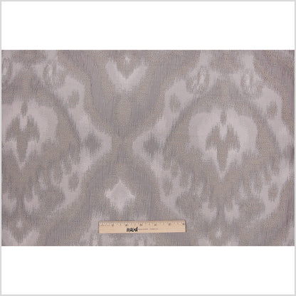 Taupe Ikat Damask Polyester Woven - Full