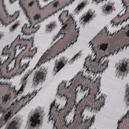 Black Damask Polyester Woven Folded