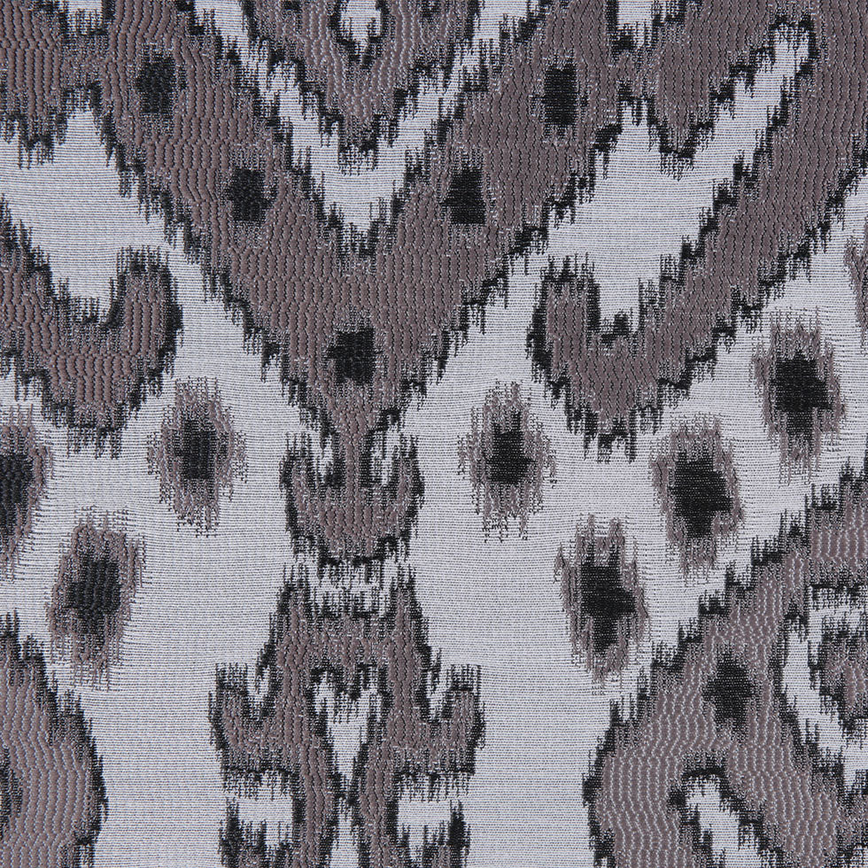 Black Damask Polyester Woven Detail