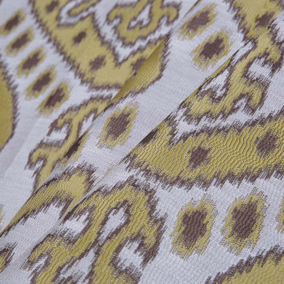 Gold Damask Polyester Woven - Folded