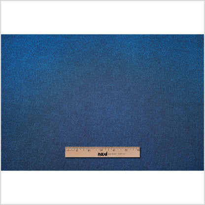 Metallic Royal Blue Glittery DTY Polyester Jersey Folded