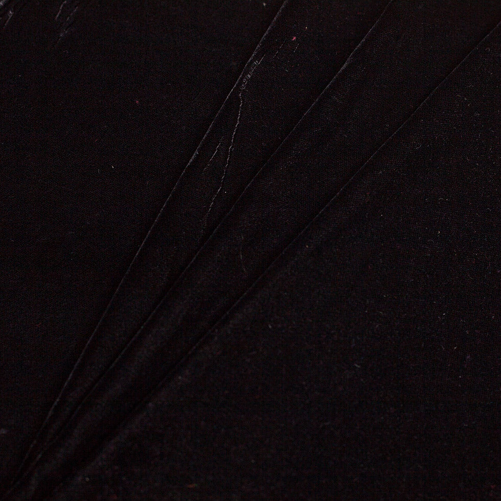 Polyester Micro Velvet - Black Detail