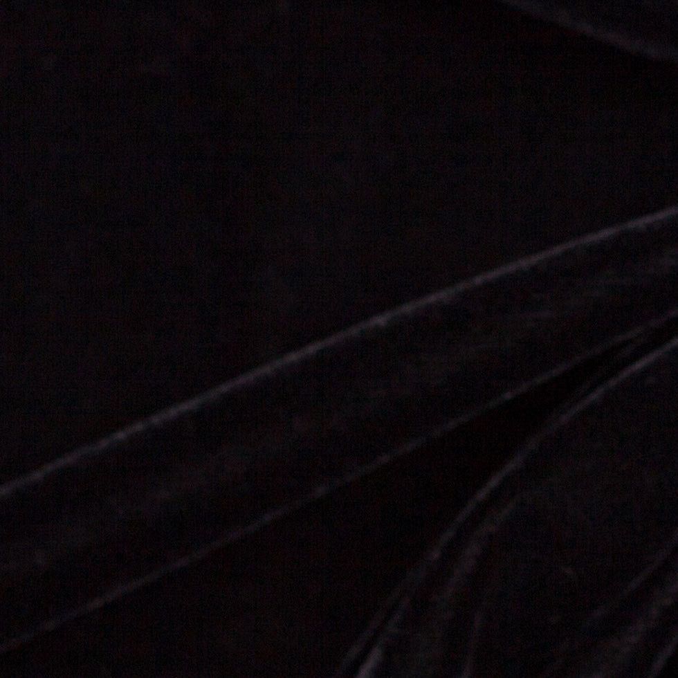 Polyester Micro Velvet - Black Full