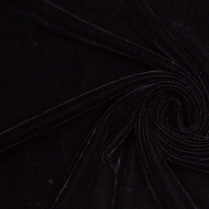 Polyester Micro Velvet - Black
